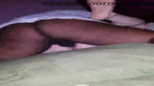 Sexy wife in lingerie gets fucked by BBC while sucking hubby