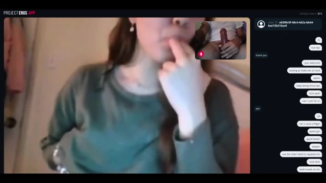 Omegle Cute Teen Wearing no Panties Chat Sex on Project Eros (1080)