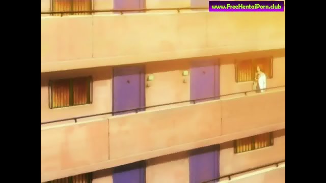 Housewife sees porn in TV and masturbates to it hentai