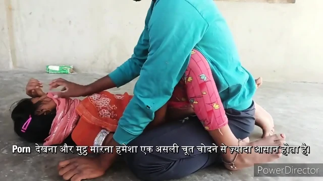 18 year old Indian Desi village girl outdoor hard fucking video...kj