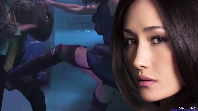 Maggie Q BALLBUSTING kick in the balls ASIAN nutshot, King Of Fighters ttt