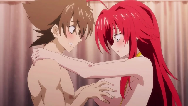 Issei's Christmas Night Turns Into a Passionate Blowjob & Cum in Mouth • HENTAI UNCENSORED (Parody)