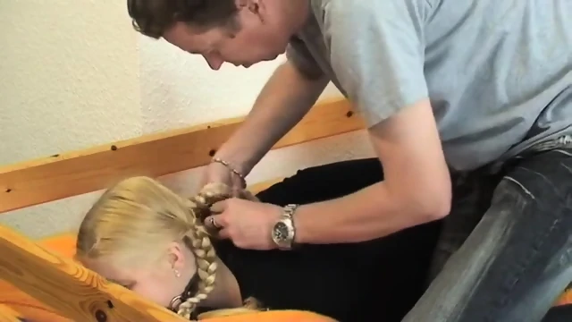 Blonde Hogtie Gagged