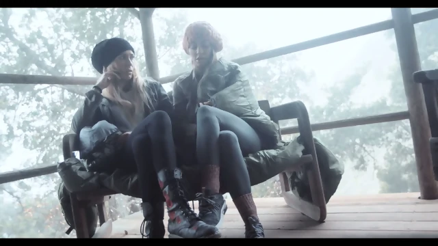 Strange Lesbian Camping With College Girls - Aiden Ashley, Abigail Mac