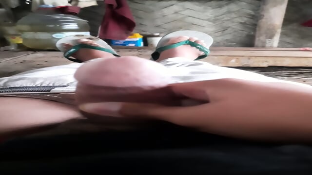 Man mastrubate in hut