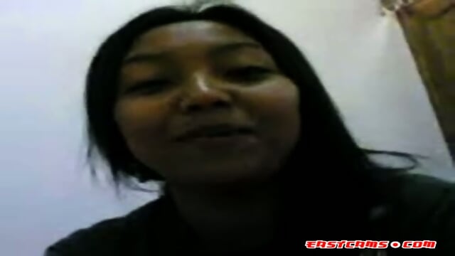 Asian Amateur Couple Records Themselves on Friend's Bed