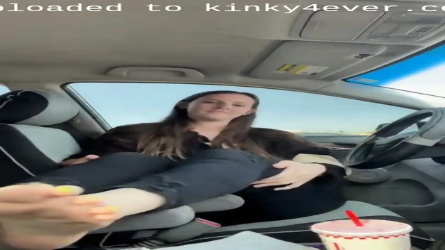 White Girl Big Stinky Soles Joi