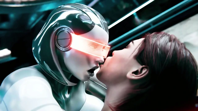 Futanari Cyber ​​Sex With Huge Tits - 3d futa animation anal sex with cum where girl have orgasm