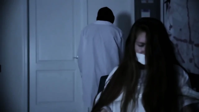 White Tape Gagged Hostage