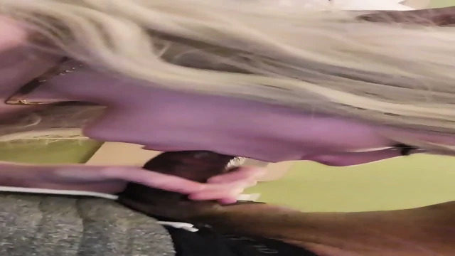 Sexy Teen Blonde Loves BBC, Sucks And Creams All Over It!🤩