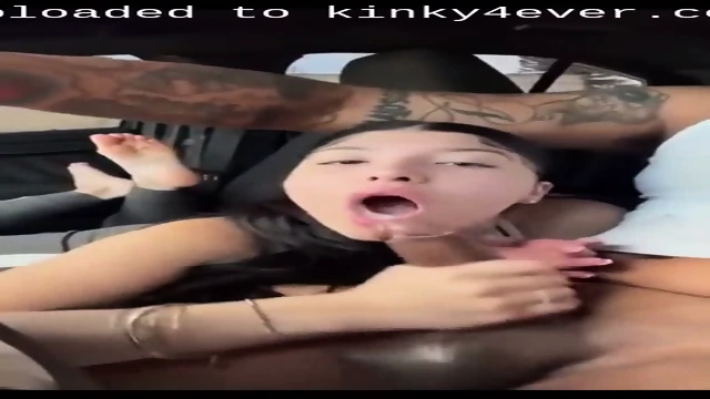 Asian Girlfriend Shows Her Hot Feet While Sucking My Huge Dick In The