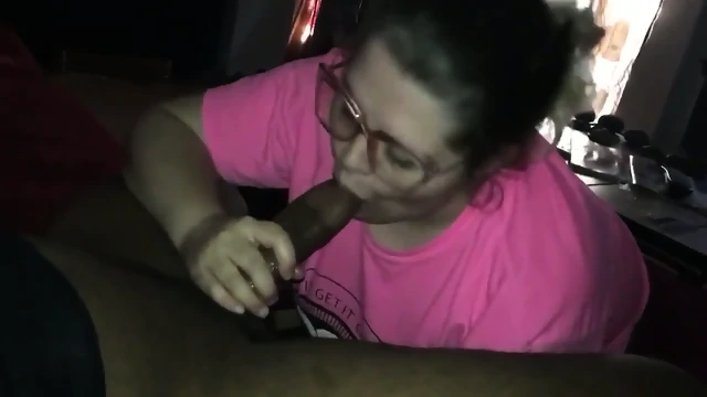 Bbw teen sucks BBC after school