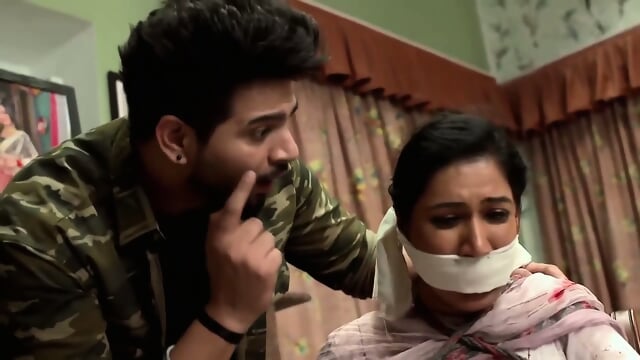 Chair Tied And Otm Gagged - Hot Milf