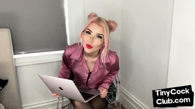 Pathetic tiny cock incel minimized by femdom