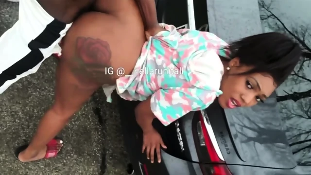Big Ass Fucked In Public Over Her Car Pt. 3