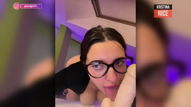 Teacher in an Online Class Started Sucking Cock and Masturbating