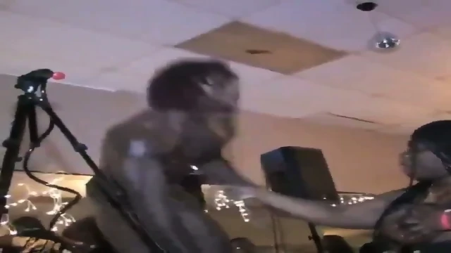 Black man in party