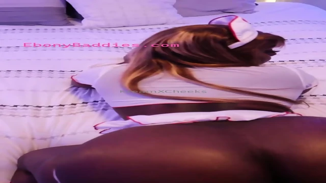 kreamcheeks nurse getting backshots