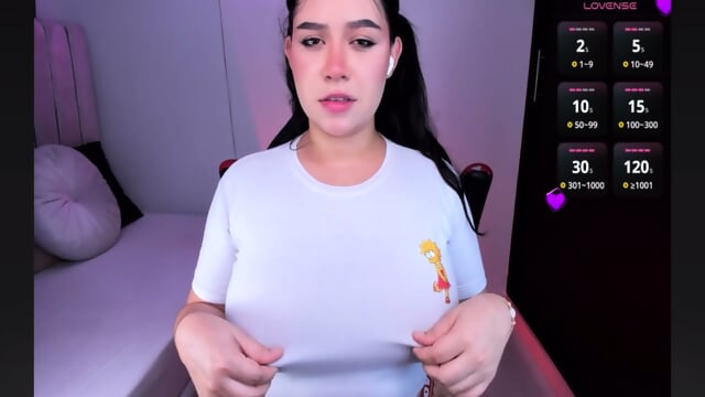 Cute Latina Daniela titty tease