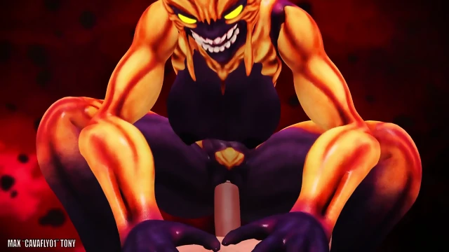 "Demonic Domination" Female Imp [Doom] x Male Human by Cavafly01