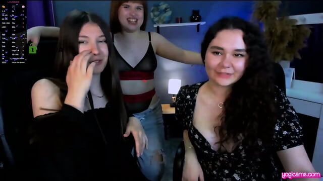 Thick Black Haired Sluts Display their Juicy Tits and Tight Asses in Sexy Little Dresses