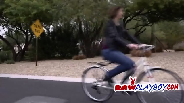 Sexy cutie banged wits strap on