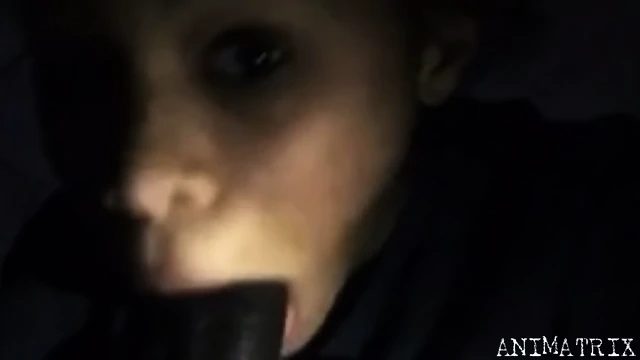 STEPSISTER SNEAKS IN THE ROOM AFTER MIDNIGHT TO SUCK BBC