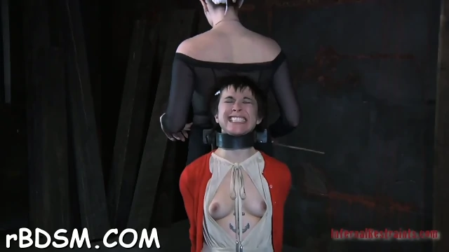 Racy maiden who masturbates with her dildo