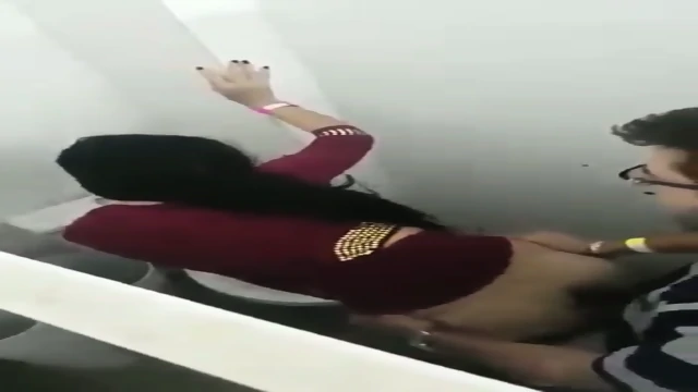 Hidden lust my friend and here wife share with me office bathroom