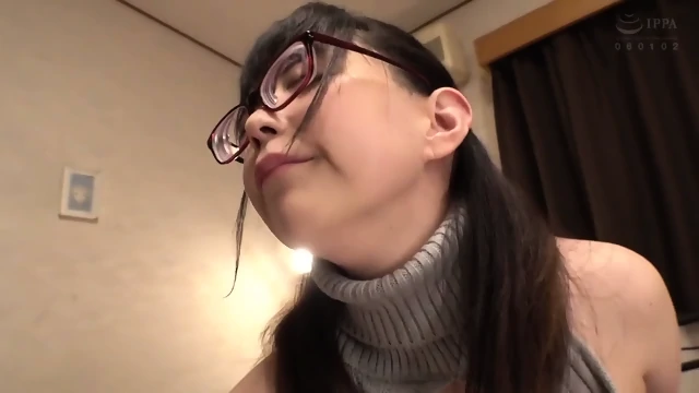 Nerdy teen Yuria Yoshine jerks off her stepbrothe