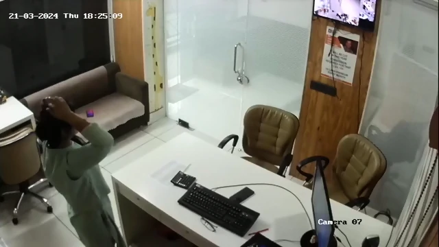 Boss fuck secretary in office cctv leaked