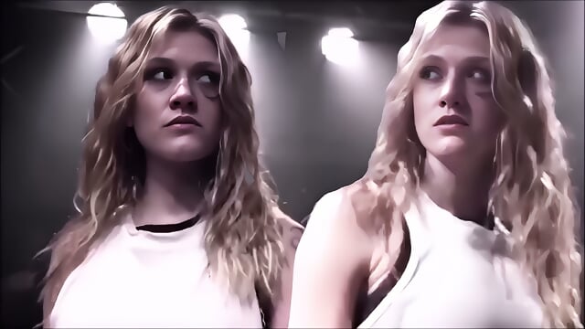 sexy blond fighter BALLBUSTING kick boxing