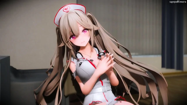 ãSEXãNurse Anchorage Azur Lane sitting position