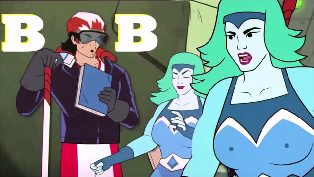 Niagara Falls BALLBUSTING NUT PUNCH to poor SuperHero anime nutshot