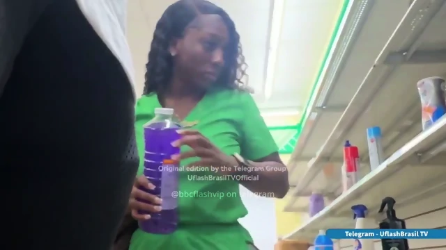 This thick ass stranger lady watched me jerking off my BBC in public store. check my tele for the full video