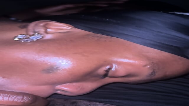 Ebony sucking the skin off step son