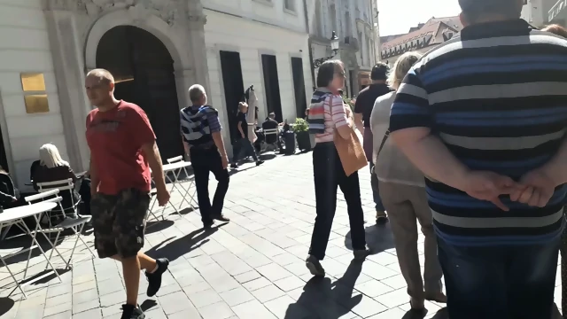 Naked walk in public