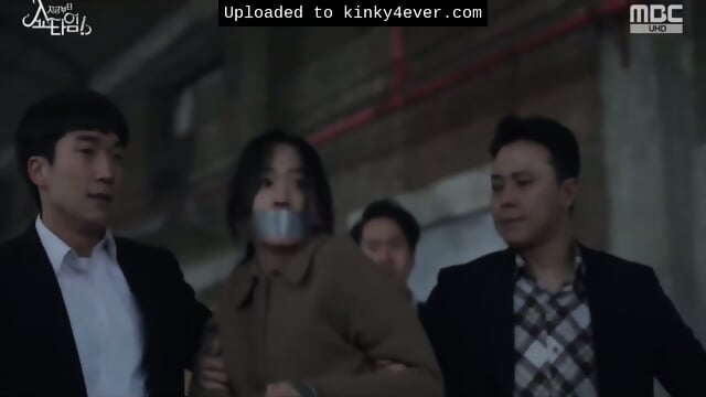 Korean Girl Gagged 03 [silver Duct Tape]