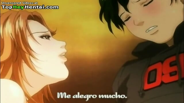 Hentai wife helps college guy to cum