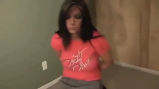 Woman Handcuffed Behind Her Back