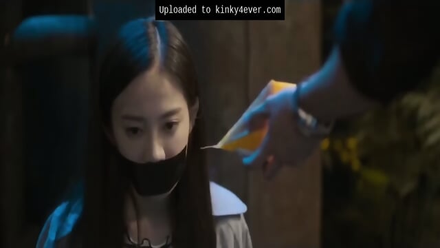 Chinese Girl Tape Gagged