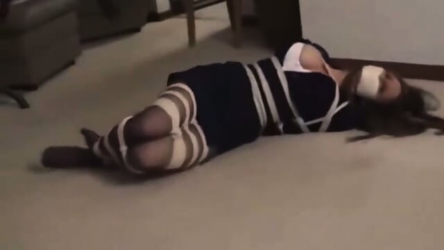 Paris Kennedy In Tied On The Floor