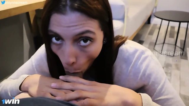 Repairman Fixes AC, Cheating Wifey Watches. POV Blowjob, Rock-hard Harsh Sex. Argentina