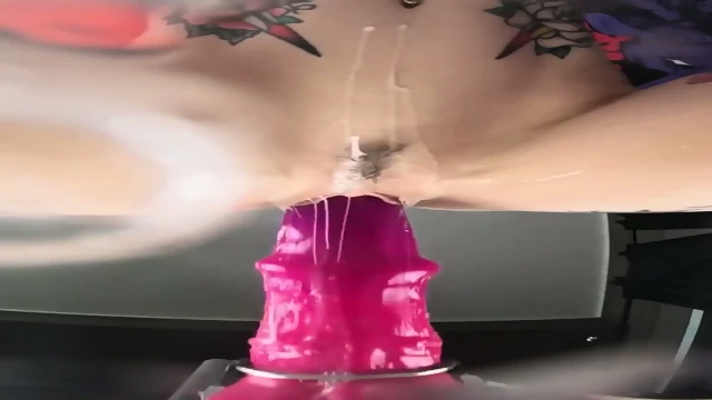 Extra Splashy Machine Fuck!!!