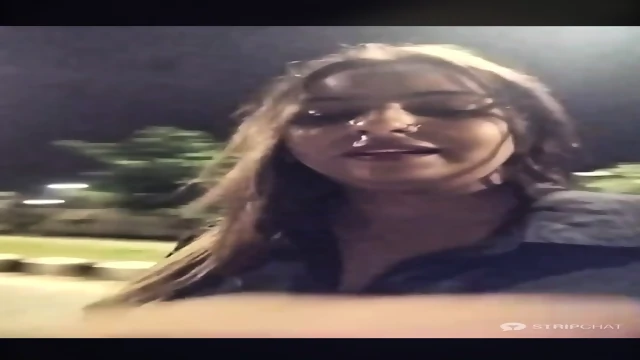 Indian couple fucking outside road at night