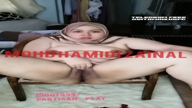 Chubby tudung lancap