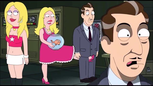 Walt Disney KICKED IN THE BALLS from behind by FRANCINE blonde milf anime ballbusting anime nutshot