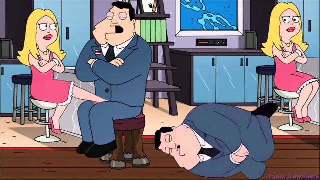 the war of the Roses FRANCINE BALLBUSTING husband, anime nutshot