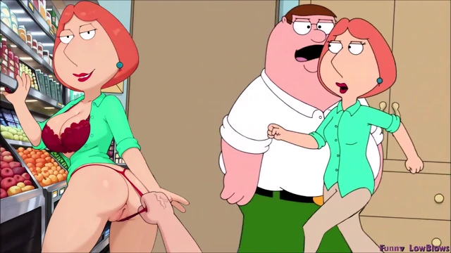 Family Guy LOIS GRIFFIN nutshot, anime wife BALLBUSTING husband