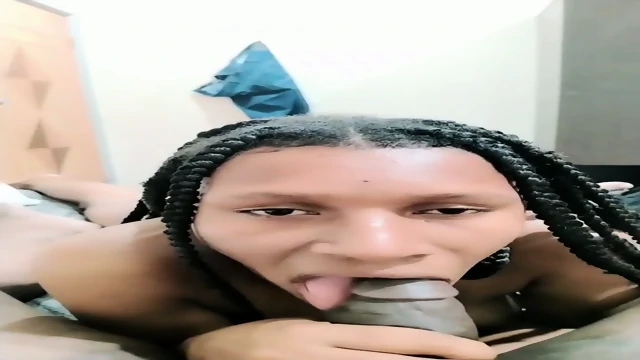 PNG bitch Relaxing and sucking dick